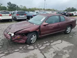 Chevrolet Montecarlo salvage cars for sale: 1997 Chevrolet Monte Carlo LS