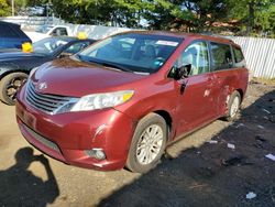 2012 Toyota Sienna XLE en venta en New Britain, CT