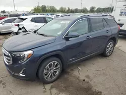 Salvage cars for sale at Woodhaven, MI auction: 2019 GMC Terrain SLT