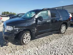 Salvage cars for sale at Wayland, MI auction: 2016 Toyota Sequoia Platinum