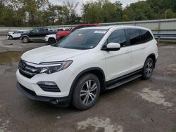 Salvage cars for sale at Ellwood City, PA auction: 2018 Honda Pilot EXL