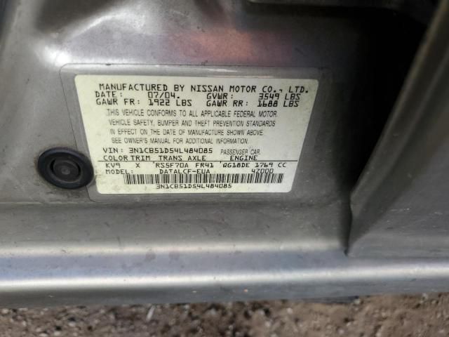 2004 Nissan Sentra 1.8