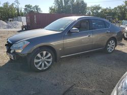 Salvage cars for sale at Baltimore, MD auction: 2007 Infiniti M35 Base