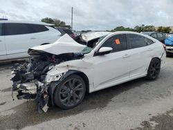 Salvage cars for sale from Copart Orlando, FL: 2019 Honda Civic Sport