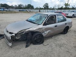 1998 Toyota Corolla VE en venta en Riverview, FL