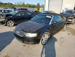 Salvage cars for sale at Duryea, PA auction: 2005 Audi A4 Quattro Cabriolet