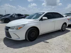 Salvage cars for sale at Arcadia, FL auction: 2017 Toyota Camry LE