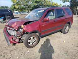 Salvage cars for sale at Baltimore, MD auction: 2004 Honda CR-V EX