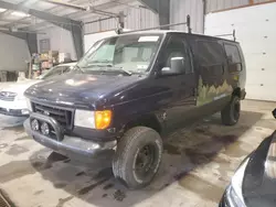 Salvage trucks for sale at West Mifflin, PA auction: 2003 Ford Econoline E150 Van