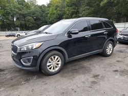 Salvage cars for sale at Austell, GA auction: 2017 KIA Sorento LX