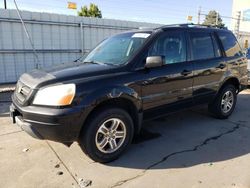 Honda Pilot salvage cars for sale: 2004 Honda Pilot EXL