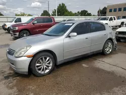 Salvage cars for sale at Littleton, CO auction: 2004 Infiniti G35