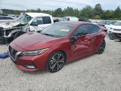 Salvage cars for sale at Memphis, TN auction: 2021 Nissan Sentra SR