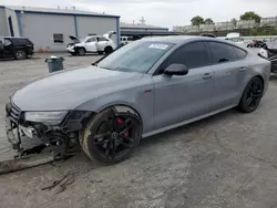 Salvage cars for sale at Tulsa, OK auction: 2018 Audi A7 Prestige