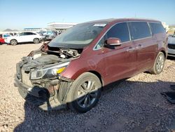 Salvage cars for sale at Phoenix, AZ auction: 2015 KIA Sedona SXL