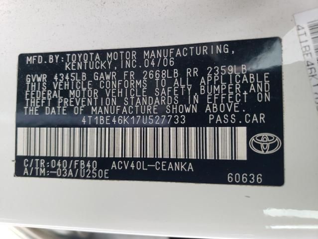 2007 Toyota Camry CE