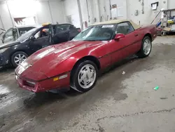 Salvage cars for sale at Madisonville, TN auction: 1989 Chevrolet Corvette