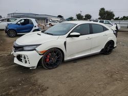 Salvage cars for sale at San Diego, CA auction: 2021 Honda Civic TYPE-R Touring