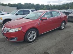 Salvage cars for sale at Exeter, RI auction: 2009 Lincoln MKS