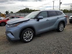 Salvage cars for sale at Hillsborough, NJ auction: 2022 Toyota Highlander Limited