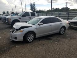 Salvage cars for sale at Miami, FL auction: 2011 Toyota Camry Base