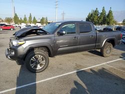 Toyota Tacoma salvage cars for sale: 2018 Toyota Tacoma Double Cab