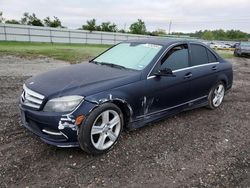 Salvage cars for sale at Houston, TX auction: 2011 Mercedes-Benz C300