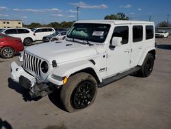 2021 Jeep Wrangler Unlimited Sahara en venta en Wilmer, TX