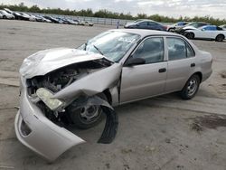 Salvage cars for sale from Copart Fresno, CA: 2001 Toyota Corolla CE