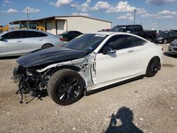 Vehiculos salvage en venta de Copart Temple, TX: 2020 Infiniti Q60 Pure