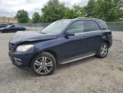 Salvage cars for sale at Baltimore, MD auction: 2013 Mercedes-Benz ML 350 4matic