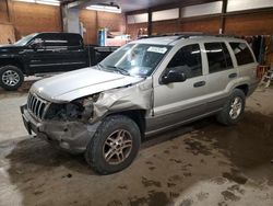 Jeep Grand Cherokee Laredo salvage cars for sale: 2003 Jeep Grand Cherokee Laredo