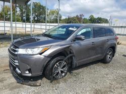 Toyota salvage cars for sale: 2017 Toyota Highlander LE