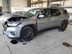 Salvage cars for sale at Eldridge, IA auction: 2023 Chevrolet Traverse RS