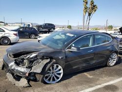 Salvage cars for sale at Van Nuys, CA auction: 2018 Tesla Model 3