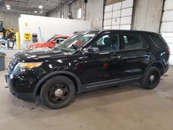 Salvage cars for sale at Blaine, MN auction: 2015 Ford Explorer Police Interceptor