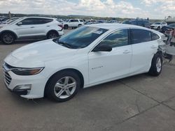 Salvage cars for sale at Grand Prairie, TX auction: 2021 Chevrolet Malibu LS