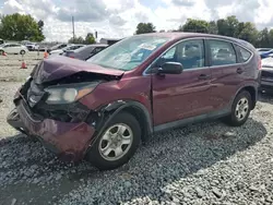 Vehiculos salvage en venta de Copart Mebane, NC: 2012 Honda CR-V LX