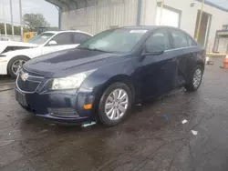 Chevrolet salvage cars for sale: 2011 Chevrolet Cruze LT