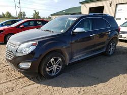 Chevrolet Equinox ltz salvage cars for sale: 2016 Chevrolet Equinox LTZ