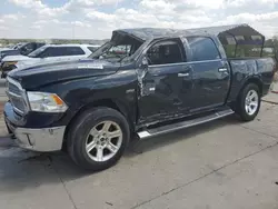 Salvage cars for sale at Grand Prairie, TX auction: 2017 Dodge RAM 1500 SLT