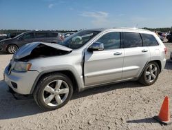 Salvage cars for sale at Houston, TX auction: 2011 Jeep Grand Cherokee Overland