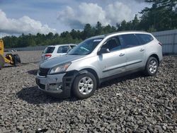 Salvage cars for sale from Copart Windham, ME: 2013 Chevrolet Traverse LS