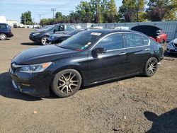 Salvage cars for sale at New Britain, CT auction: 2017 Honda Accord EXL