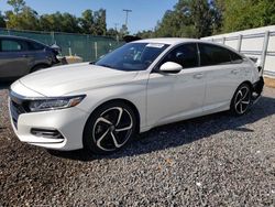 Salvage cars for sale at Riverview, FL auction: 2018 Honda Accord Sport