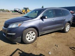 Salvage cars for sale at Woodhaven, MI auction: 2014 Chevrolet Traverse LS