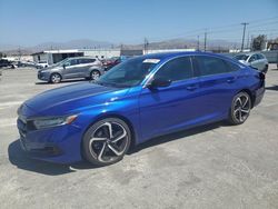 Salvage cars for sale at Sun Valley, CA auction: 2022 Honda Accord Sport