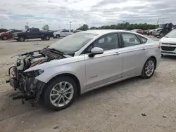 Salvage cars for sale at Indianapolis, IN auction: 2019 Ford Fusion SE