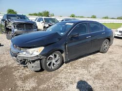 Salvage cars for sale at Houston, TX auction: 2016 Honda Accord LX