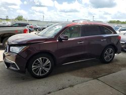 Salvage cars for sale at Dyer, IN auction: 2017 Acura MDX Technology